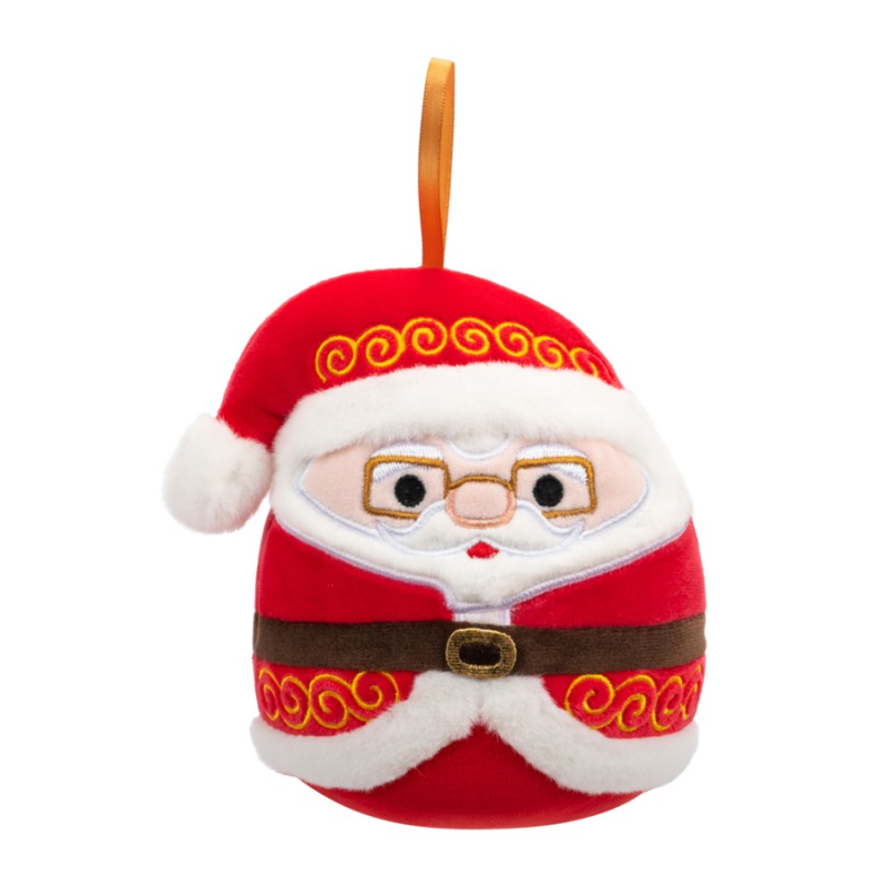 Squishmallows Xmas Στολίδι Nick the Santa With Glasses 10cm