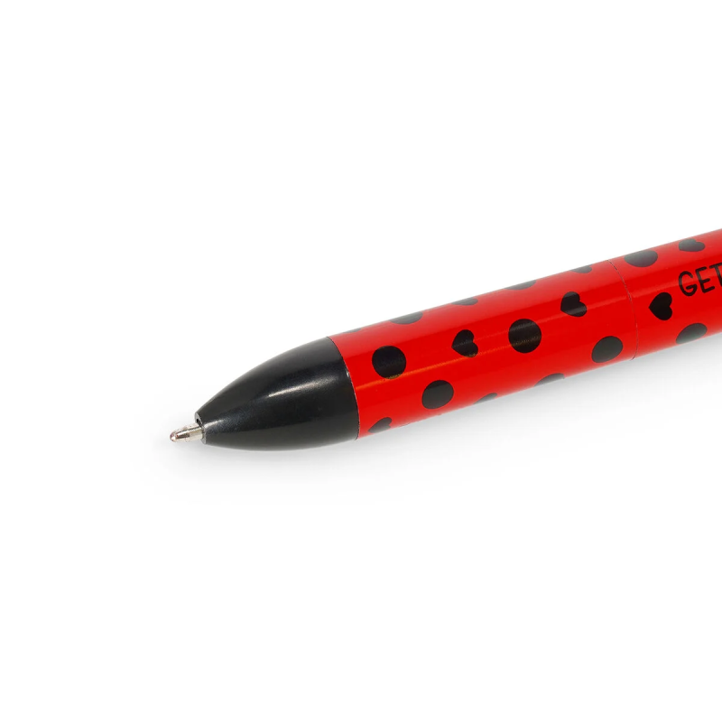 Στυλό Legami Δίχρωμο Click & Clack Ladybug