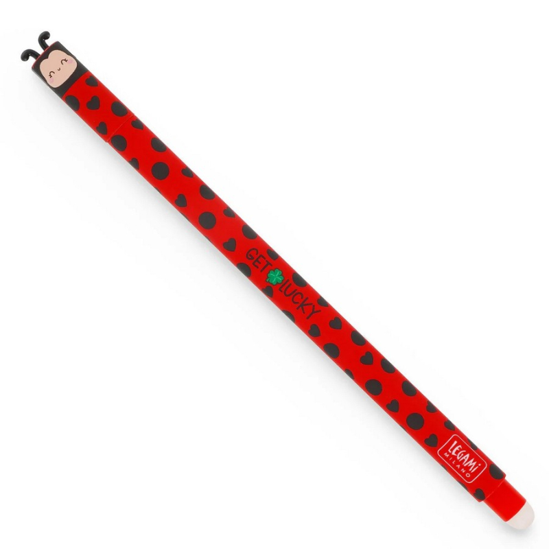 Στυλό Legami με γόμα Ladybug 0.7 mm