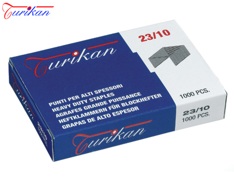 Σύρματα Συρραπτικού Turikan Νο 23/10 1000τεμ