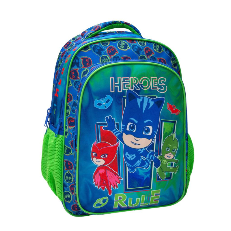 Σχολική τσάντα Must πολυθεσιακή Pj Masks heroes rule 32x18x43  cm