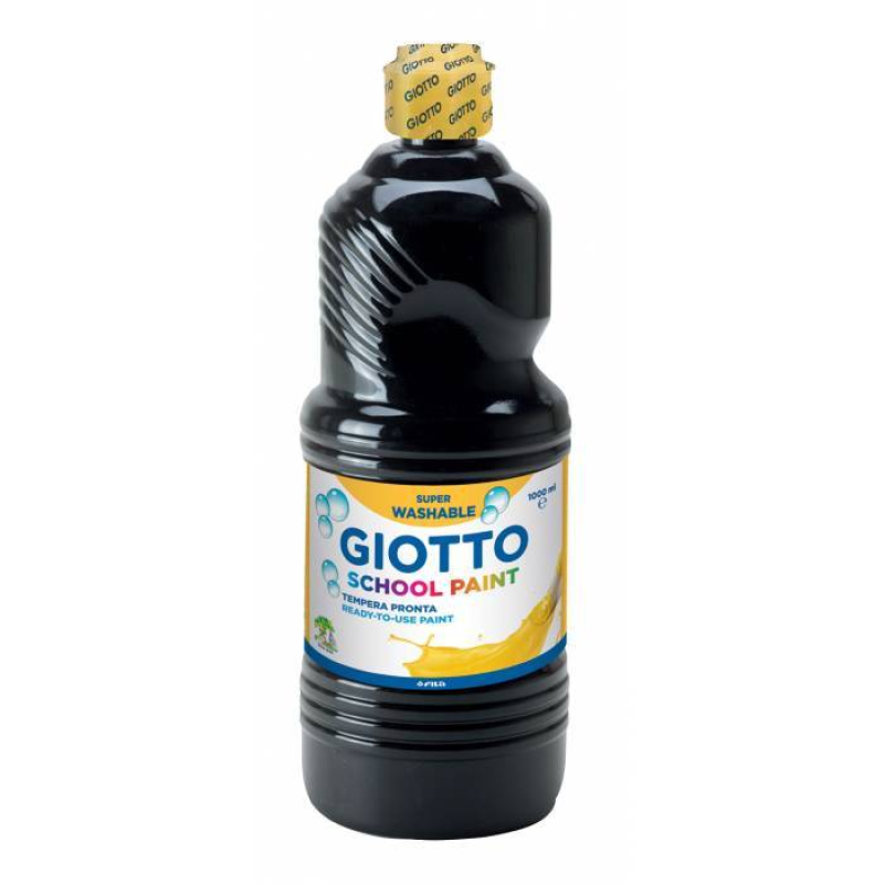 Τέμπερα Giotto School Paint Μαύρο 1000ml