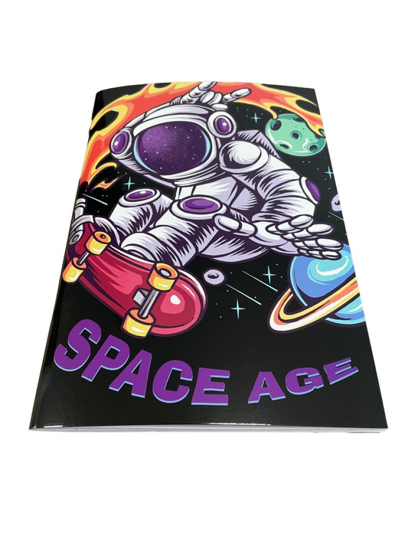 Τετράδιο καρφίτσα BMU Soccer - Space 17x25cm