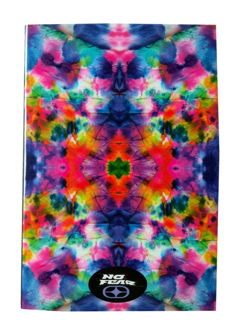 Τετράδιο καρφίτσα No Fear Color Tie Dye - Vintage Tie Dye 17x25 40Φ.