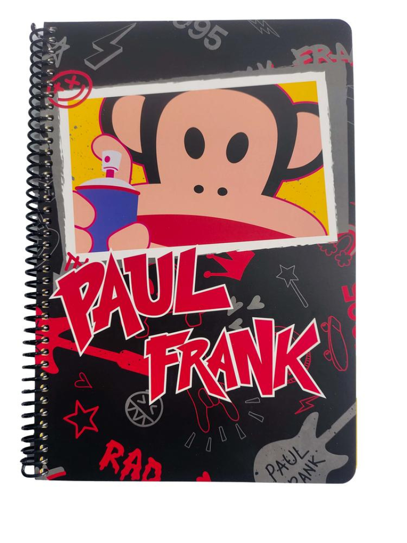 Τετράδιο σπιράλ BMU Paul Frank Digital - Skate  2 θεμάτων 17x25 70φ.