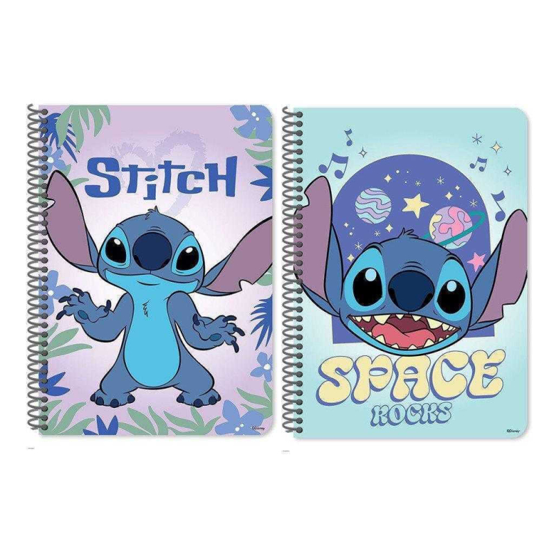 Τετράδιο σπιράλ Lilo & Stitch 2 θεμάτων 17x25 2 σχέδια
