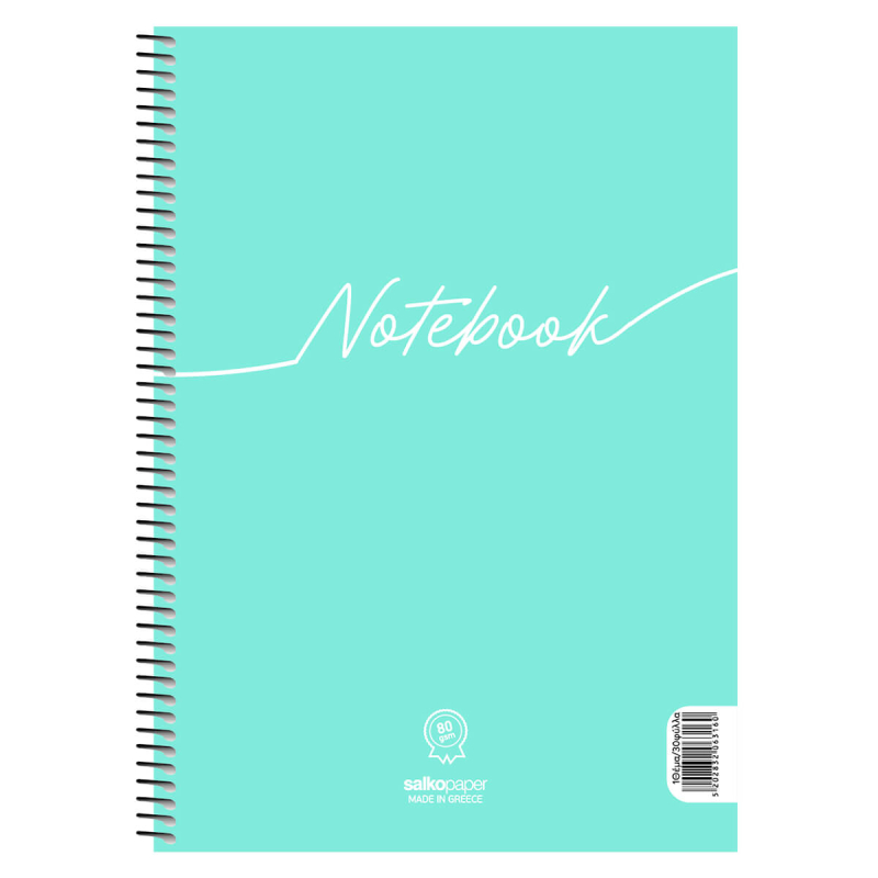 Τετράδιο σπιράλ Notebook 3 θεμάτων A4 (Διάφορα Χρώματα)