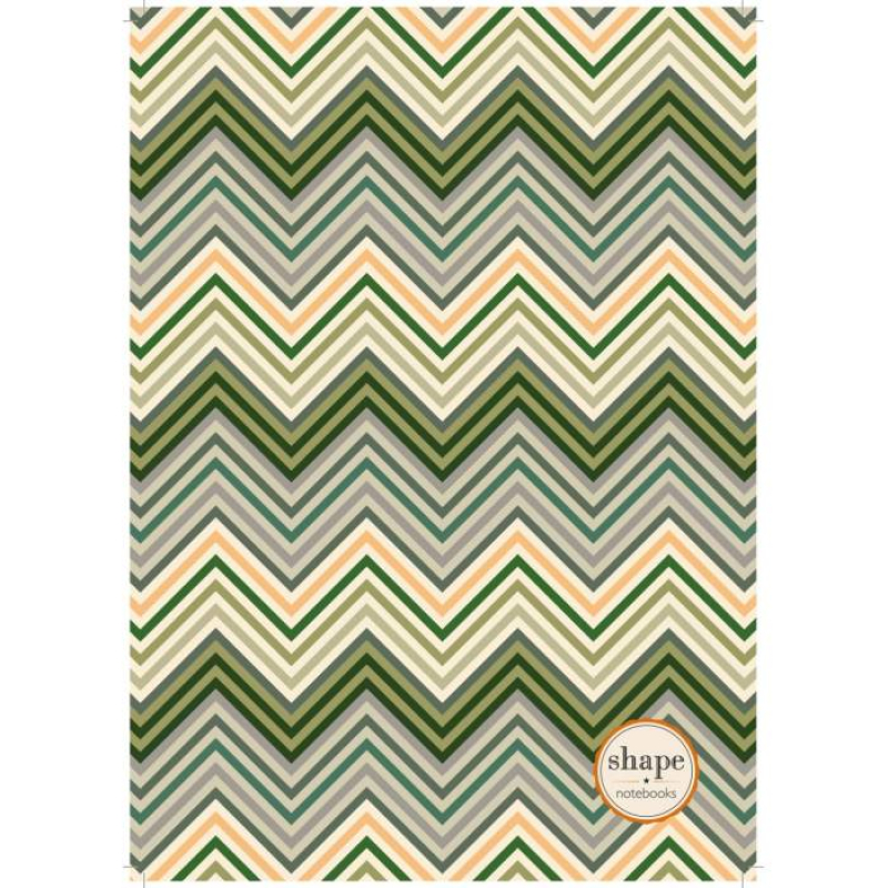 Τετράδιο σπιράλ Shape Pattern 1 θέματος 17x25