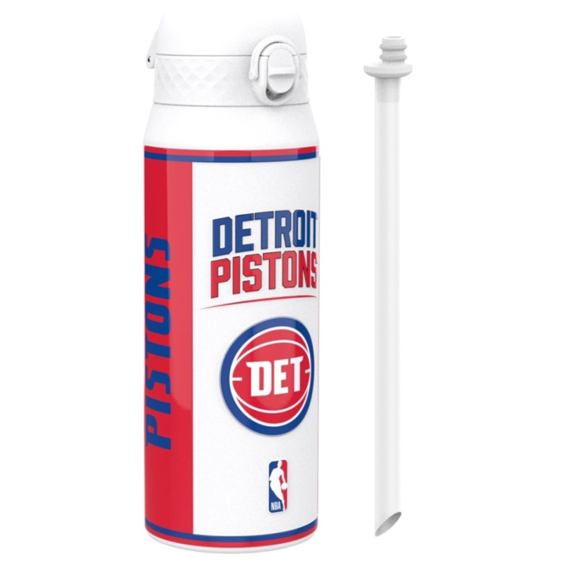 Θερμός μεταλλικός Ion8 με καλαμάκι NBA  Detroit Pistons 750ml