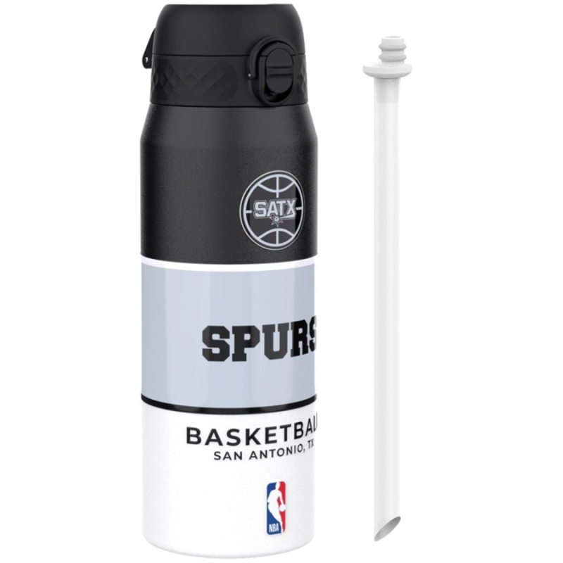 Θερμός μεταλλικός Ion8 με καλαμάκι NBASan Antonio Spurs 750ml