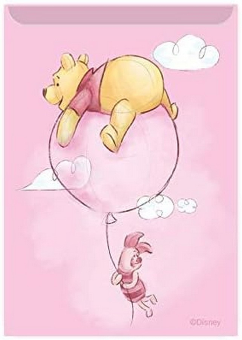Θήκη καρτών κινητού Winnie The Pooh and Friends pink