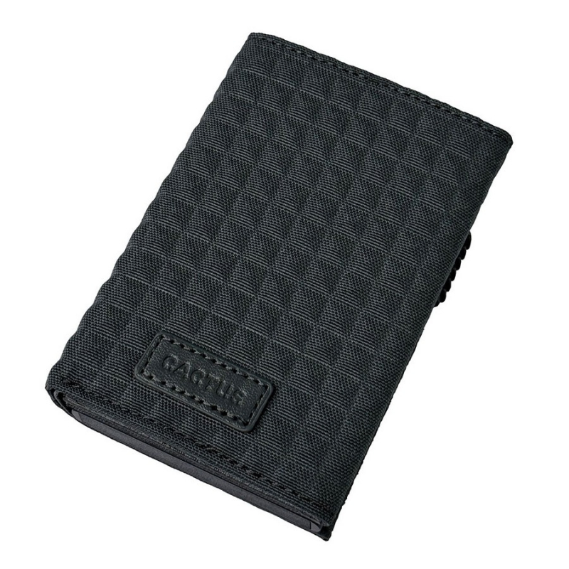 Θήκη καρτών πορτοφόλι Cactus RFID Oxford cloth Limited Edition