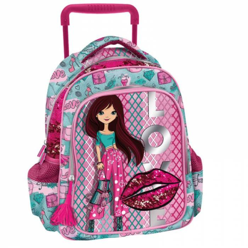 Τσάντα Νηπιαγωγείου Trolley Fashion girl