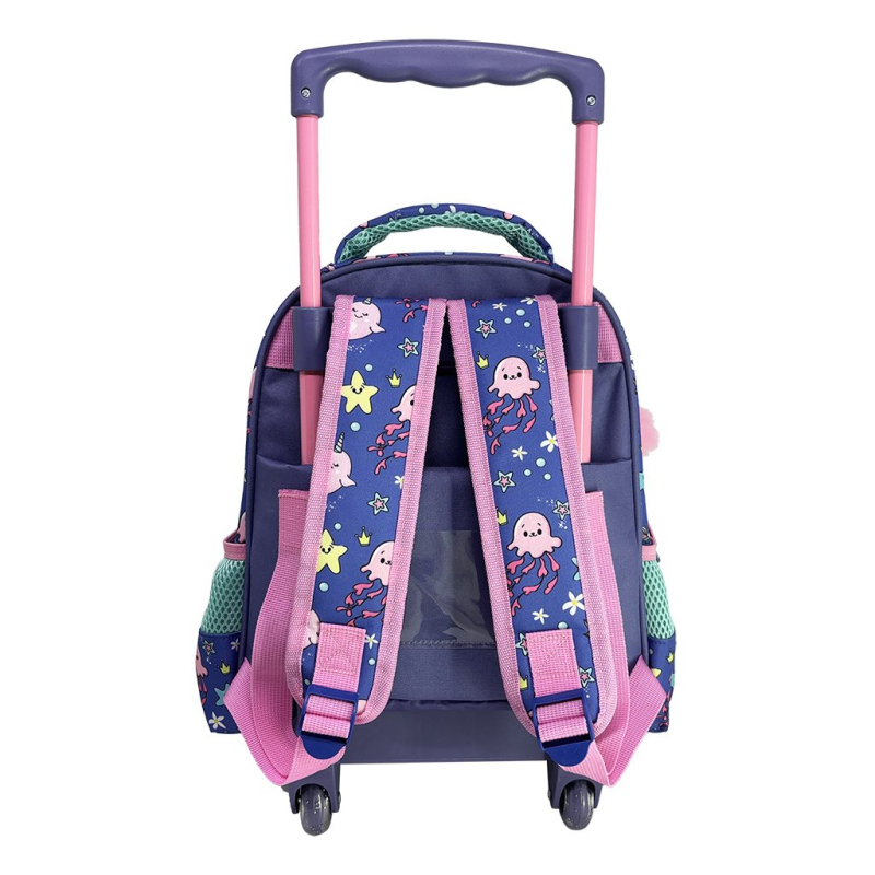 Τσάντα Νηπιαγωγείου Trolley Mermaid time 27x10x31cm