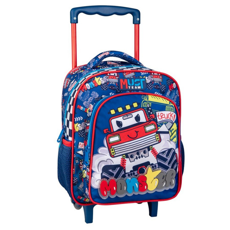Τσάντα Νηπιαγωγείου Trolley Monster truck 27x10x31cm