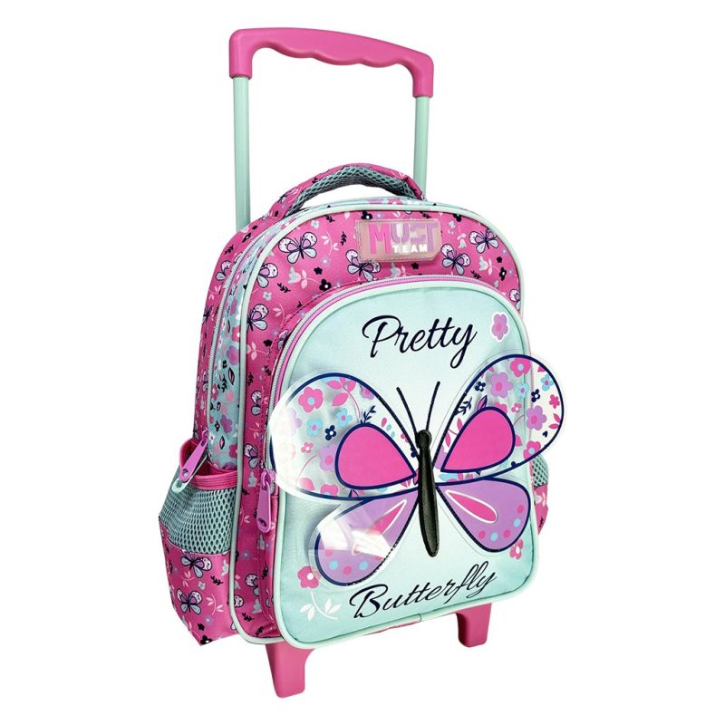 Τσάντα Νηπιαγωγείου Trolley Pretty Butterfly 27x10x31cm