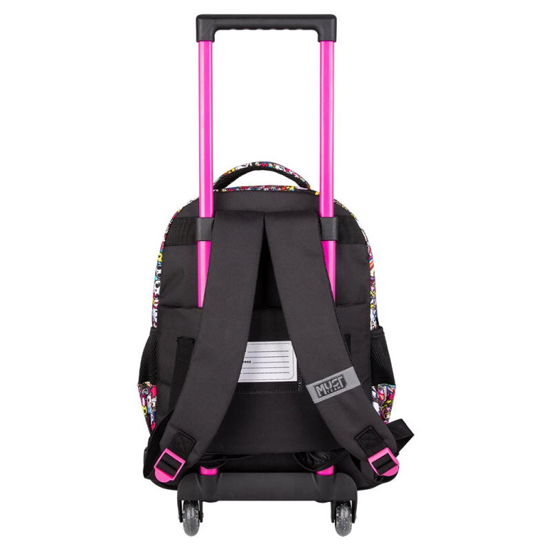 Τσάντα Trolley Must Tokidoki μαύρη 34x20x44cm