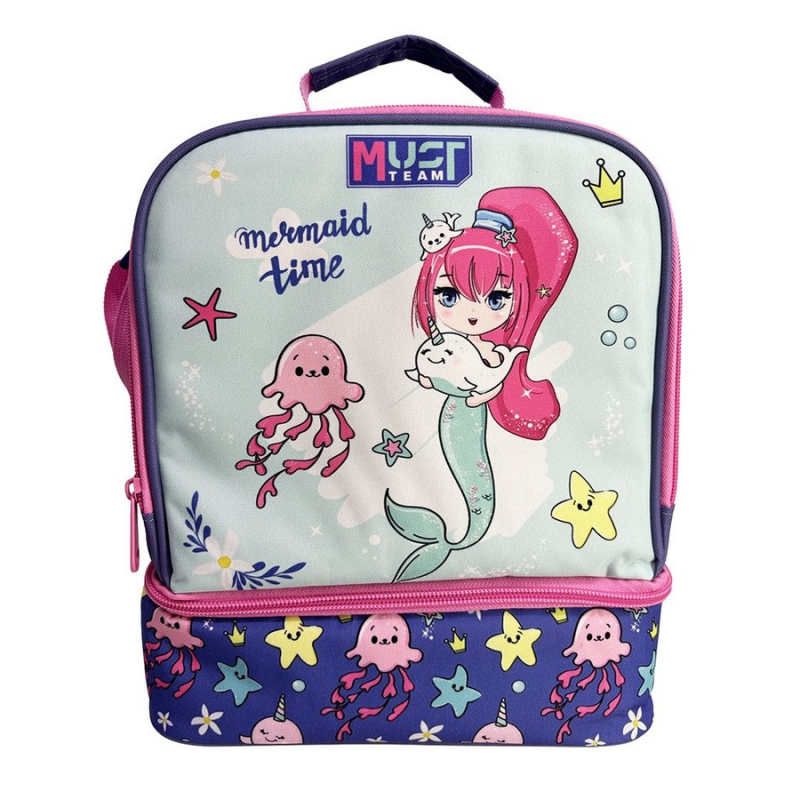 Tσαντάκι φαγητού Must Memaid Time ισοθερμικό 22x16x28cm