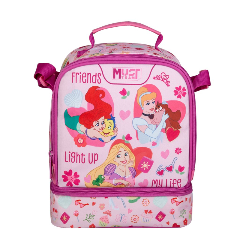 Tσαντάκι φαγητού Must Princess Light up my life ισοθερμικό 22x16x28cm