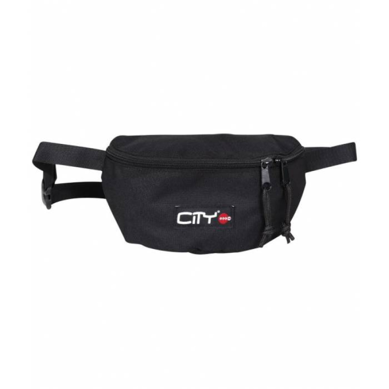 Τσαντάκι μέσης μπανάνα City Black is back 90174
