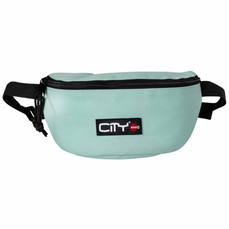 Τσαντάκι μέσης μπανάνα City Kiddo pastel green 25204