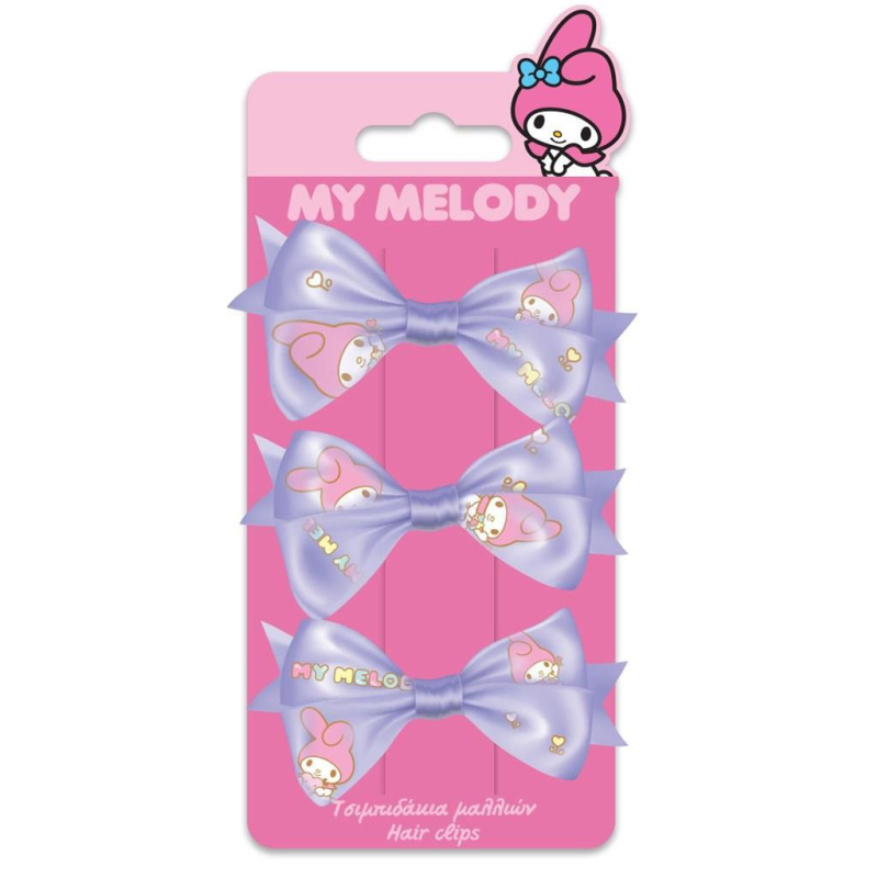 Τσιμπιδάκια μαλλιών My Melody 3 τεμ.