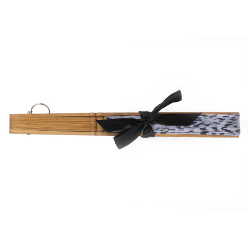 Βεντάλια Tri-Coastal black dots
