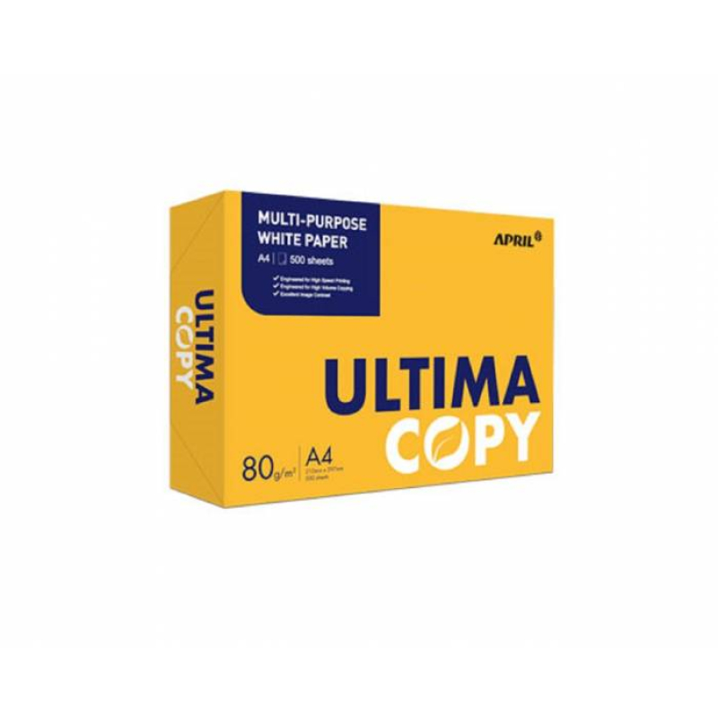 Χαρτί Εκτύπωσης Ultima A4 80gr/m² 500 φύλλα λευκό