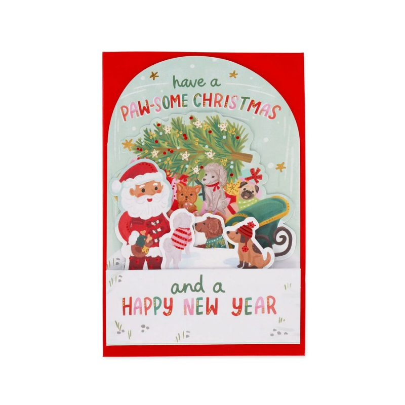 Χριστουγεννιάτικη κάρτα Legami Pop up Pawsome Christmas