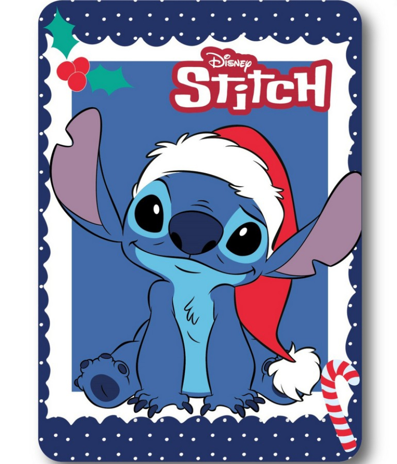 Χριστουγεννιάτικη κουβέρτα Lilo & Stitch Fleece Holiday