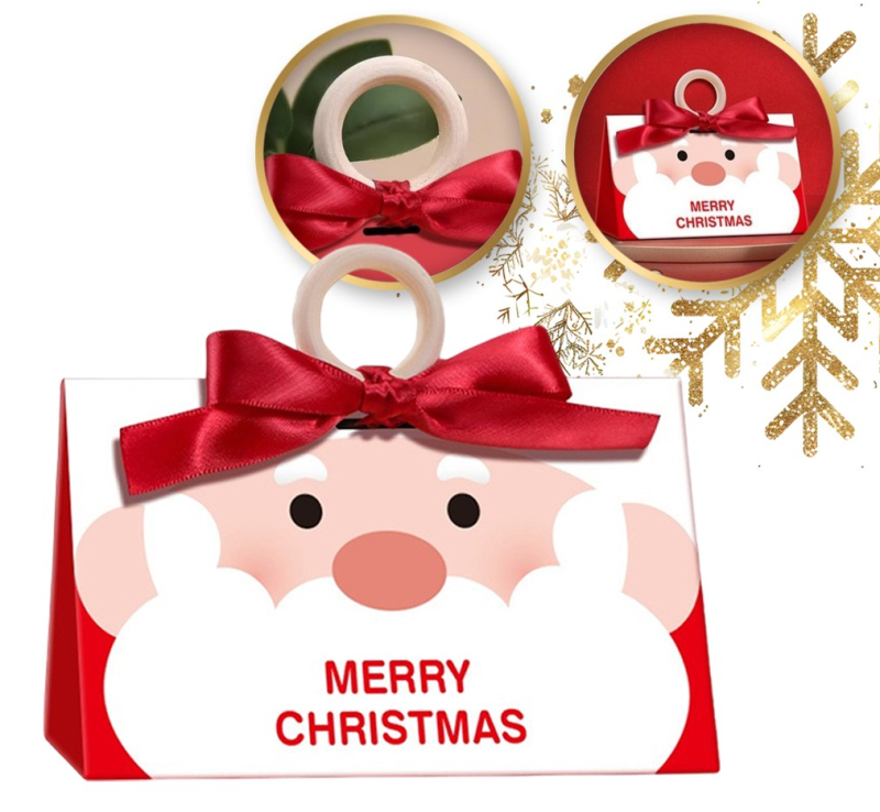 Χριστουγεννιάτικο κουτί δώρου Santa red