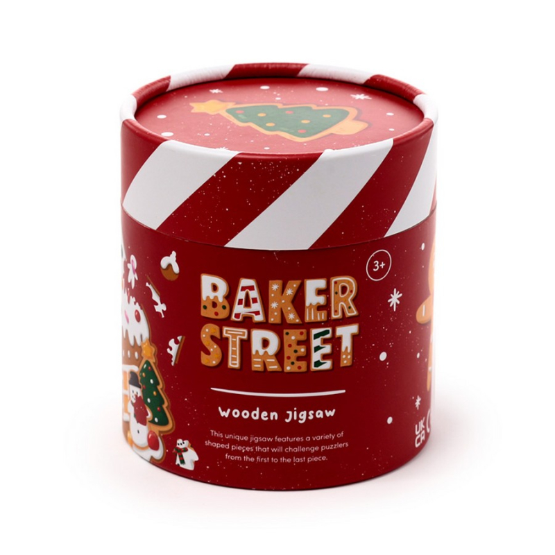 Χριστουγεννιάτικο Παζλ Gingerbread Street Shaped 130 τεμ