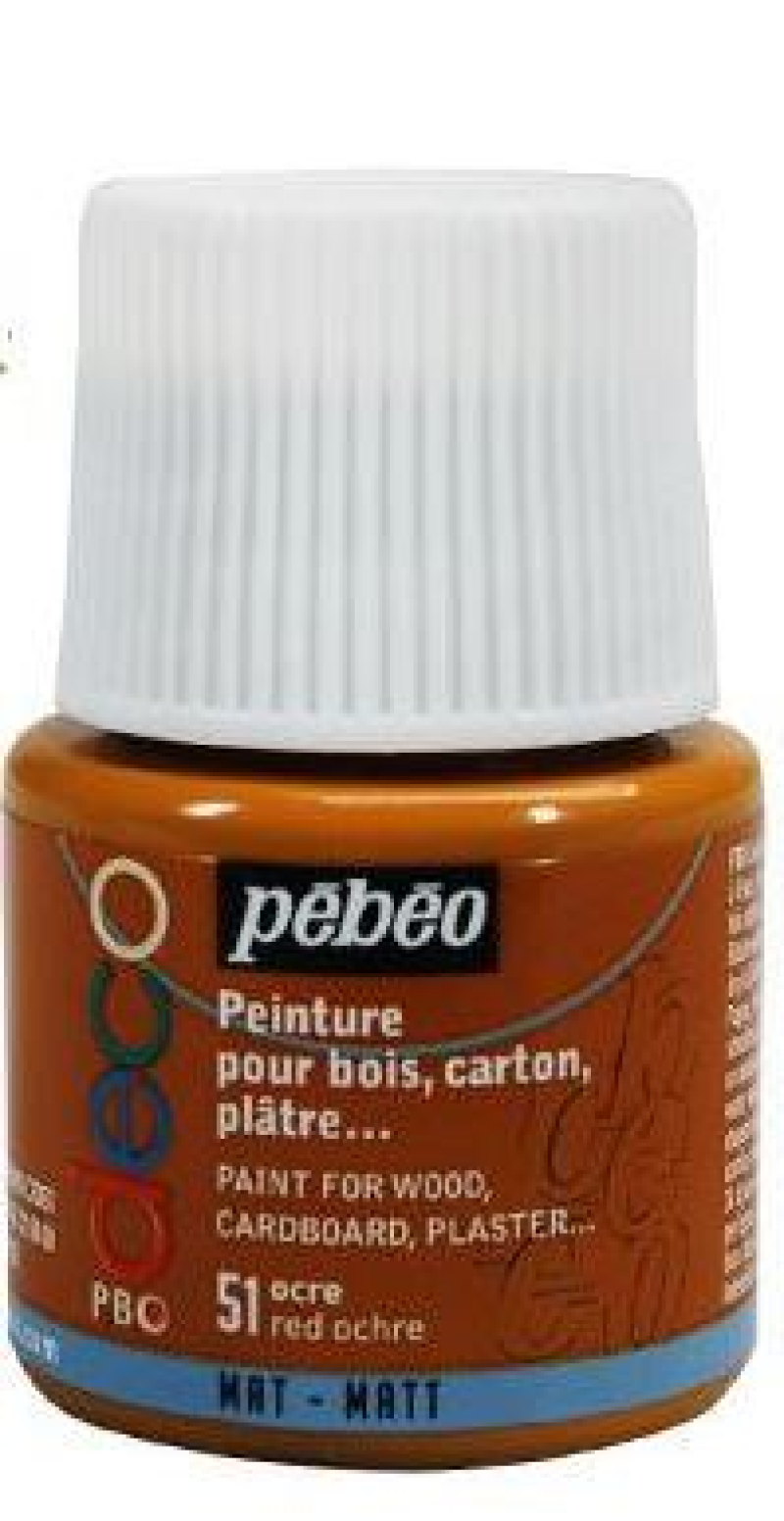 Χρώμα Ακρυλικό Pebeo Matt Deco   45ml Red Ochre