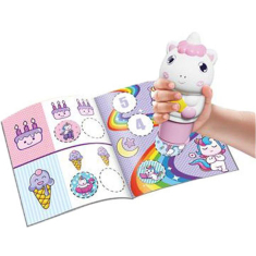 Αυτοκόλλητα με σφραγίδα Luna 100τεμ. Unicorn