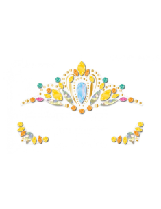 Αυτοκόλλητα προσώπου Avenir Gems-Crown