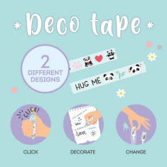 Deco tape Legami Panda με 2 σχέδια