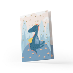 Ευχετήρια κάρτα Typotrust γέννησης Origami Dragon