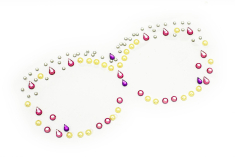 Face gems Tri-Coastal glitters