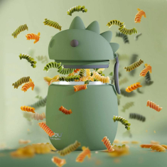 Φαγητοδοχείο θερμός Asobu Bestie Dino 600ml