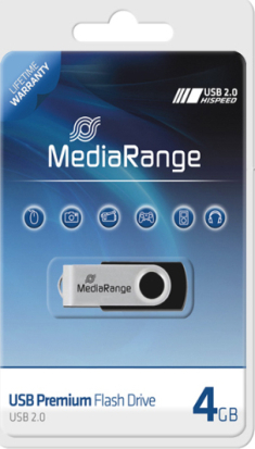 Flash USB Drive 2.0 Media Range 4GB MR911