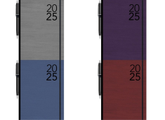 Ημερολόγιο ημερήσιο Eco 12x17 με λάστιχο και στυλό διάφορα χρώματα