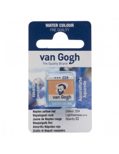 Κύβος ακουαρέλας Van Gogh Naples Yellow Red 224