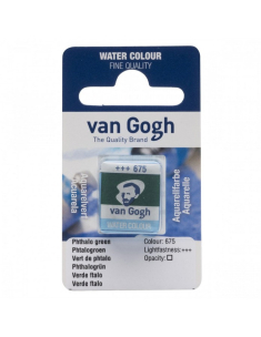 Κύβος ακουαρέλας Van Gogh Phthalo Green 675