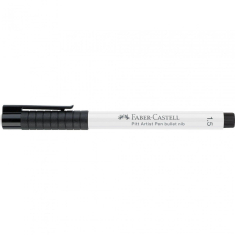 Μαρκαδόρος Faber Castell Pitt Artist λευκό 1.5