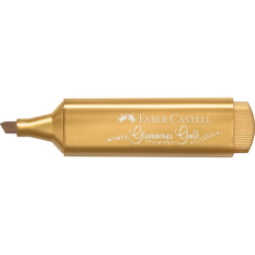 Μαρκαδόρος Υπογράμμισης Faber Castell 1546 μεταλλικό χρυσό