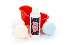 Mini μπανιέρα Tri-Coastal με άλατα και body lotion