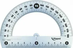 Μοιρογνωμόνιο Maped Πλαστικό Διάφανο 12cm Essential Cristal