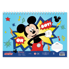 Μπλοκ Ζωγραφικής Mickey Mouse 40φυλ 2 σχέδια