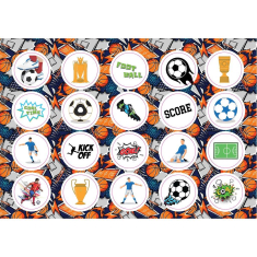 Μπλοκ Ζωγραφικής Must Football - Basketball  40φυλ 2 σχέδια