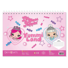 Μπλοκ Ζωγραφικής Yummland 40φυλ 2 σχέδια